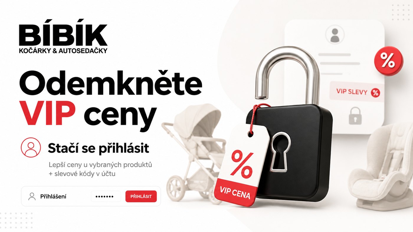 Odemkněte VIP ceny. Stačí se přihlásit. Lepší ceny u vybraných produktů a slevové kódy v účtu.